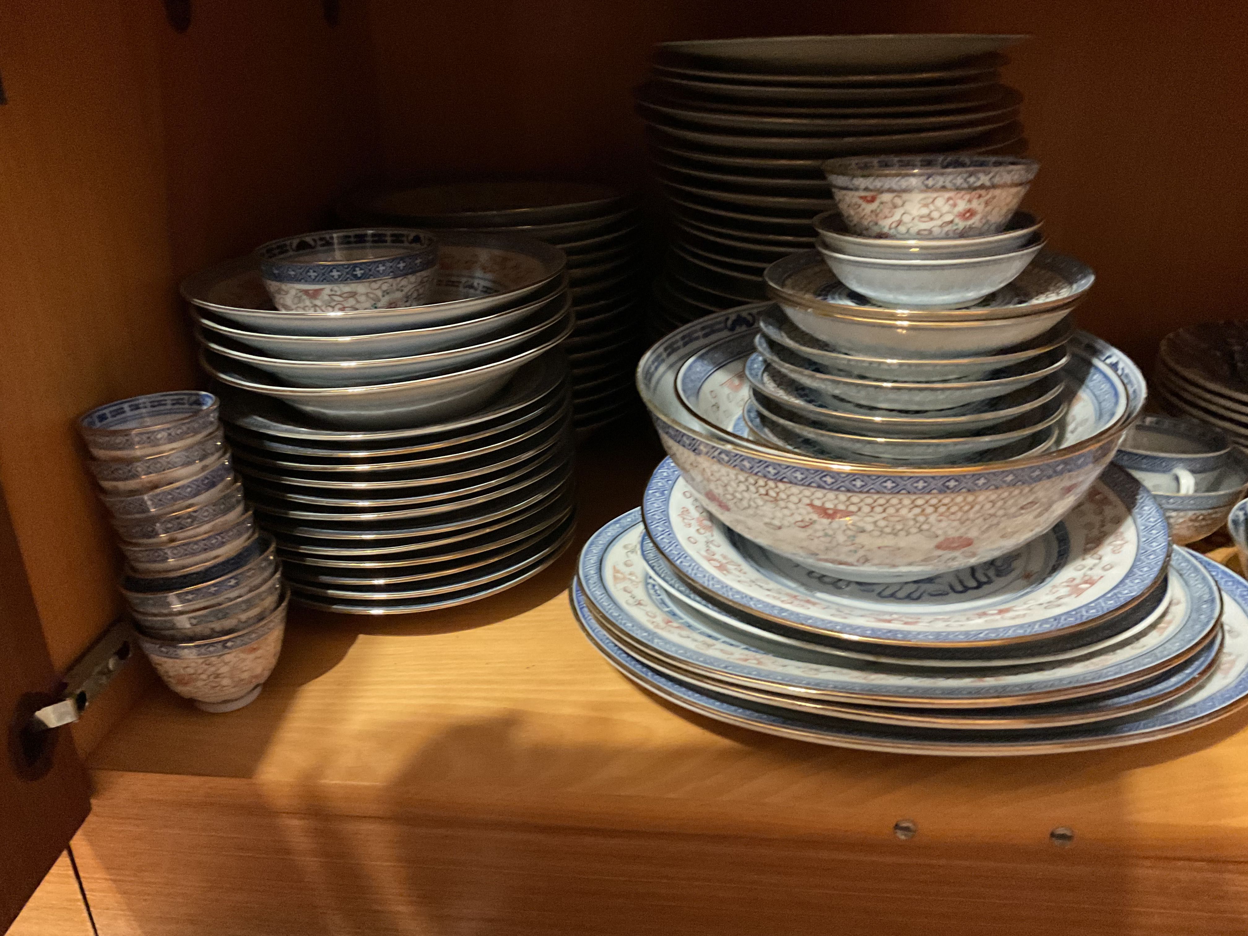 Serviço de mesa chinês