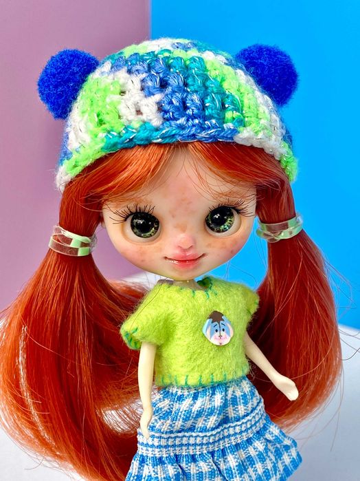 Lalka Petite Blythe custom ooak doll repaint nowa