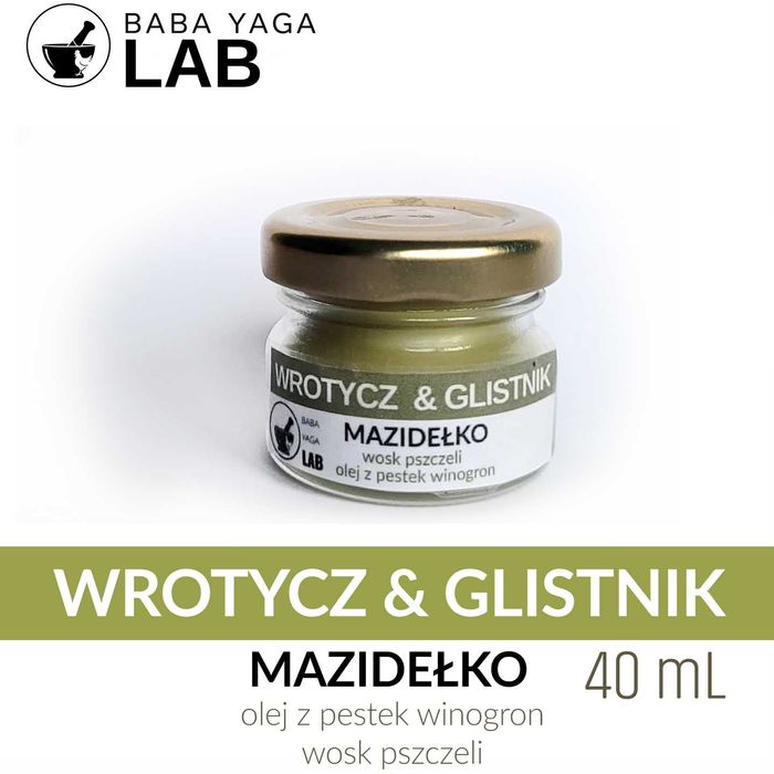 Maść Ziołowa na Skórę - Mazidełko z Wrotyczu i Glistnika Naturalne