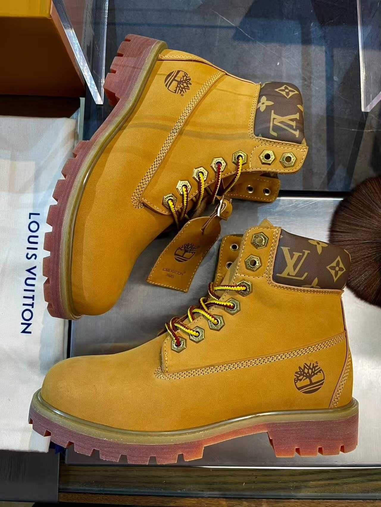 Botas Timberland x LOUIS VUITTON.