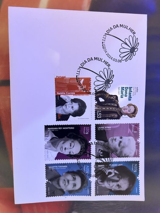 Selo FDC Celebracão dia da mulher