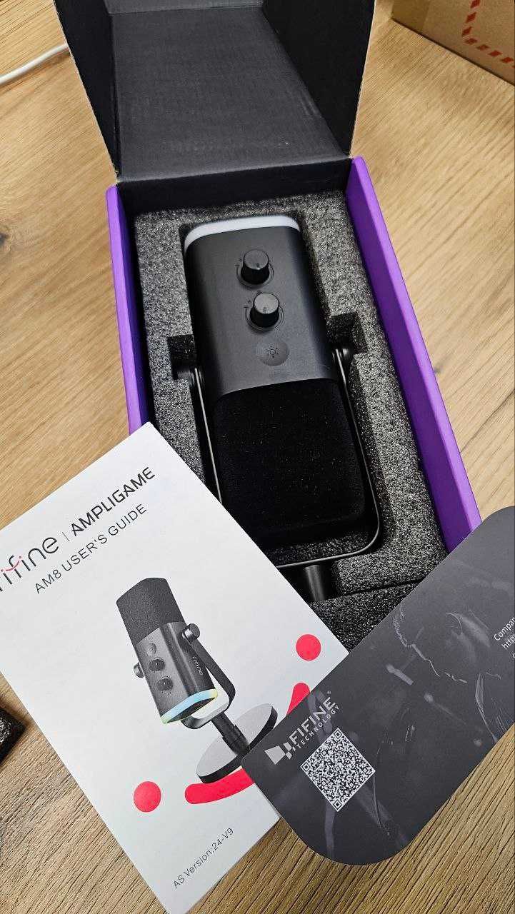 FIFINE AmpliGame AM8 XLR/USB Динамічний мікрофон