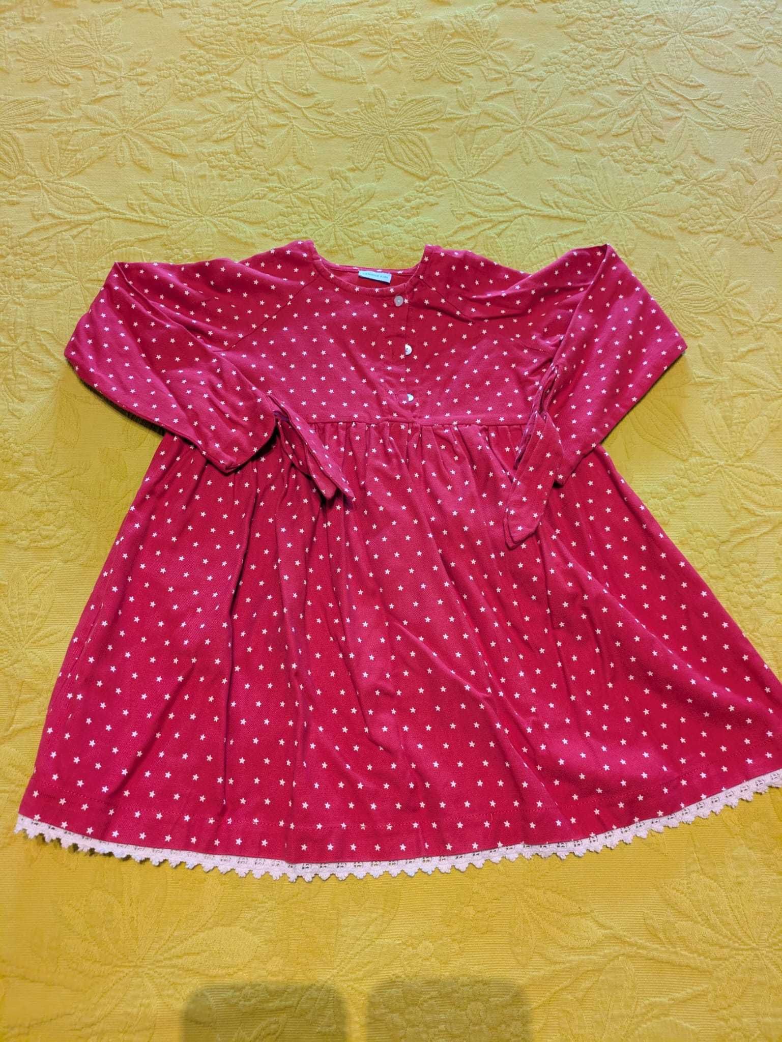 Vestido de Criança - Marca: Lanidor - 6 Anos - Como Novo