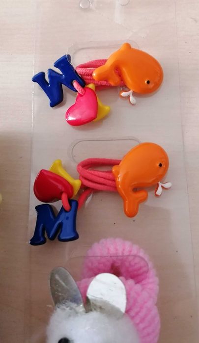 Molas e elásticos de cabelo, criança e adulto, lote todo por 5€