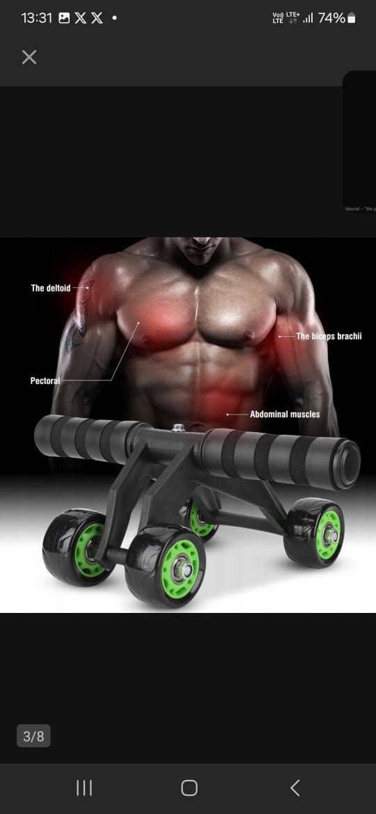 QuadFit urządzenie do ćwiczeń mięśni brzucha. Trening brzucha. Fitness