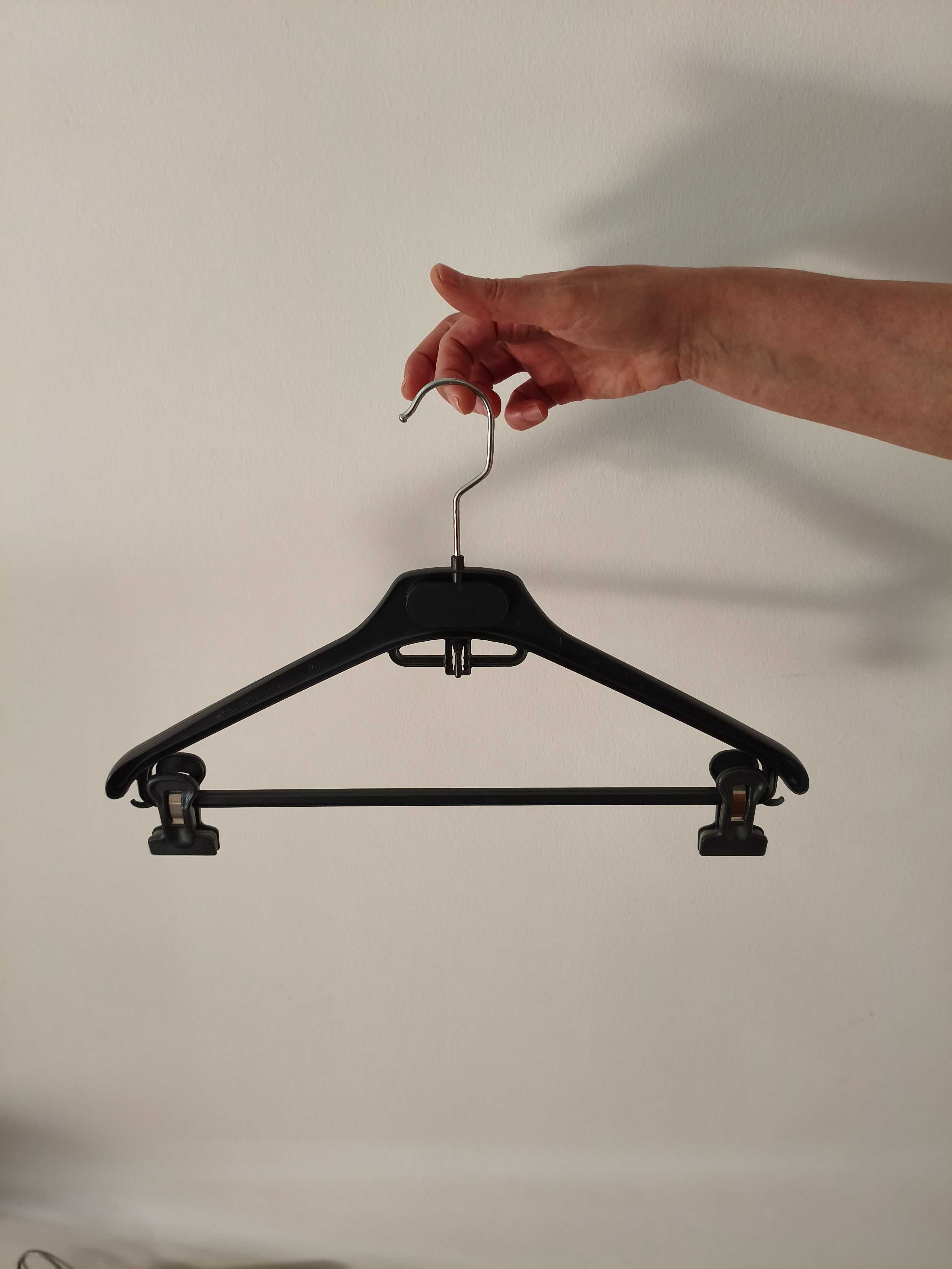 50 cabides pretos para camisas calças vestidos