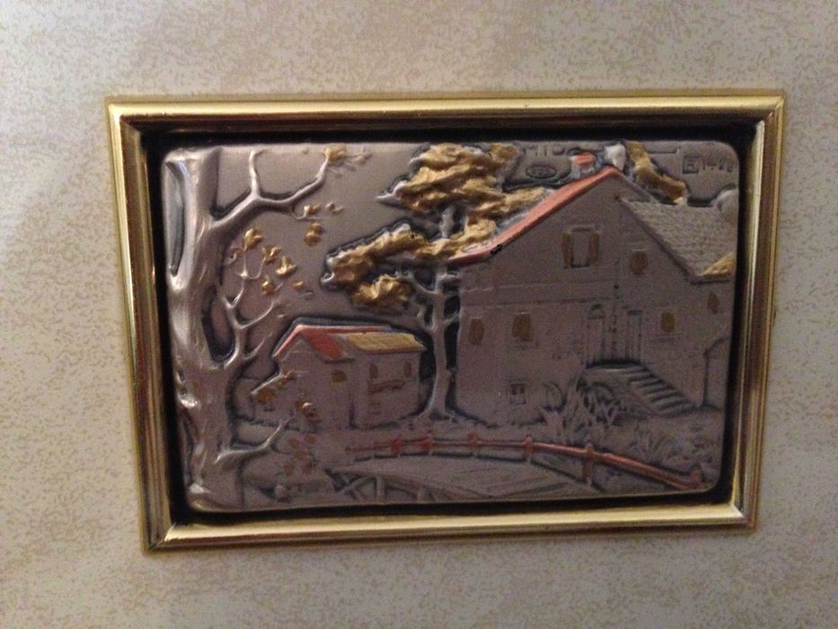 Quadro decorativo em prata
