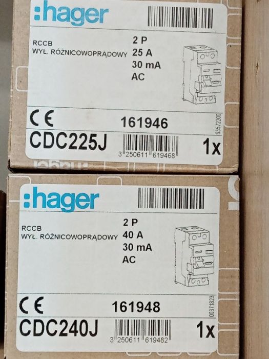 Автомати HAGER, Хагер.