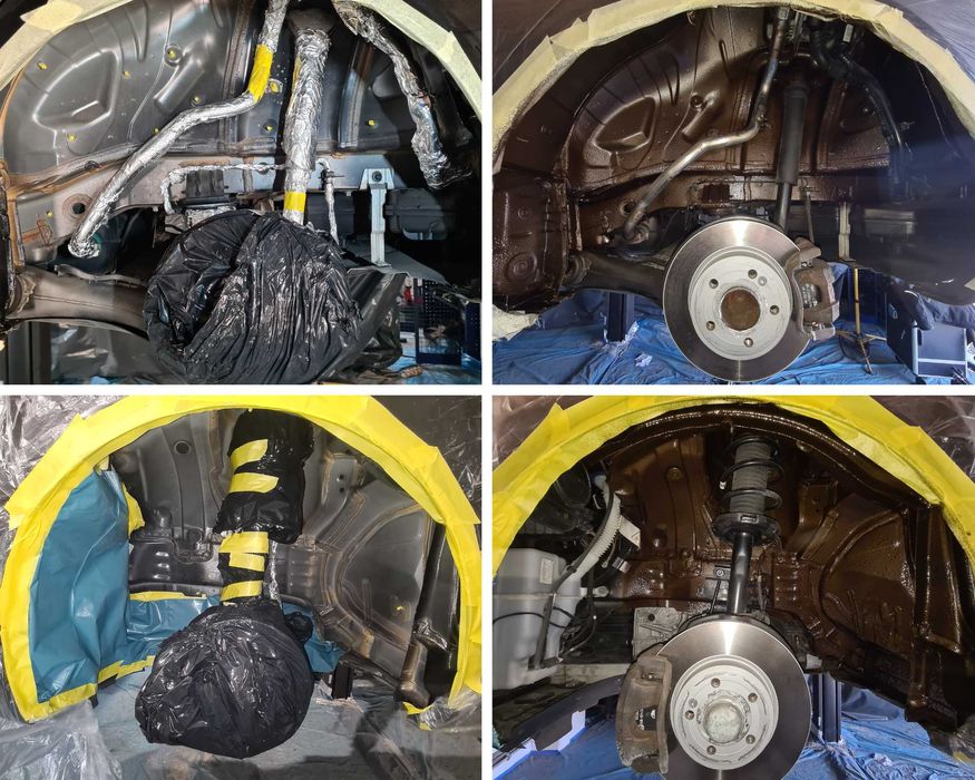 Konserwacja samochodowa/ podwozia, czyszczenie suchym lodem