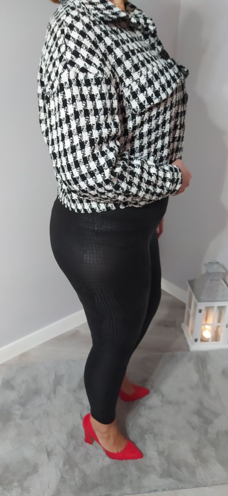 Marynarka popitka plus size