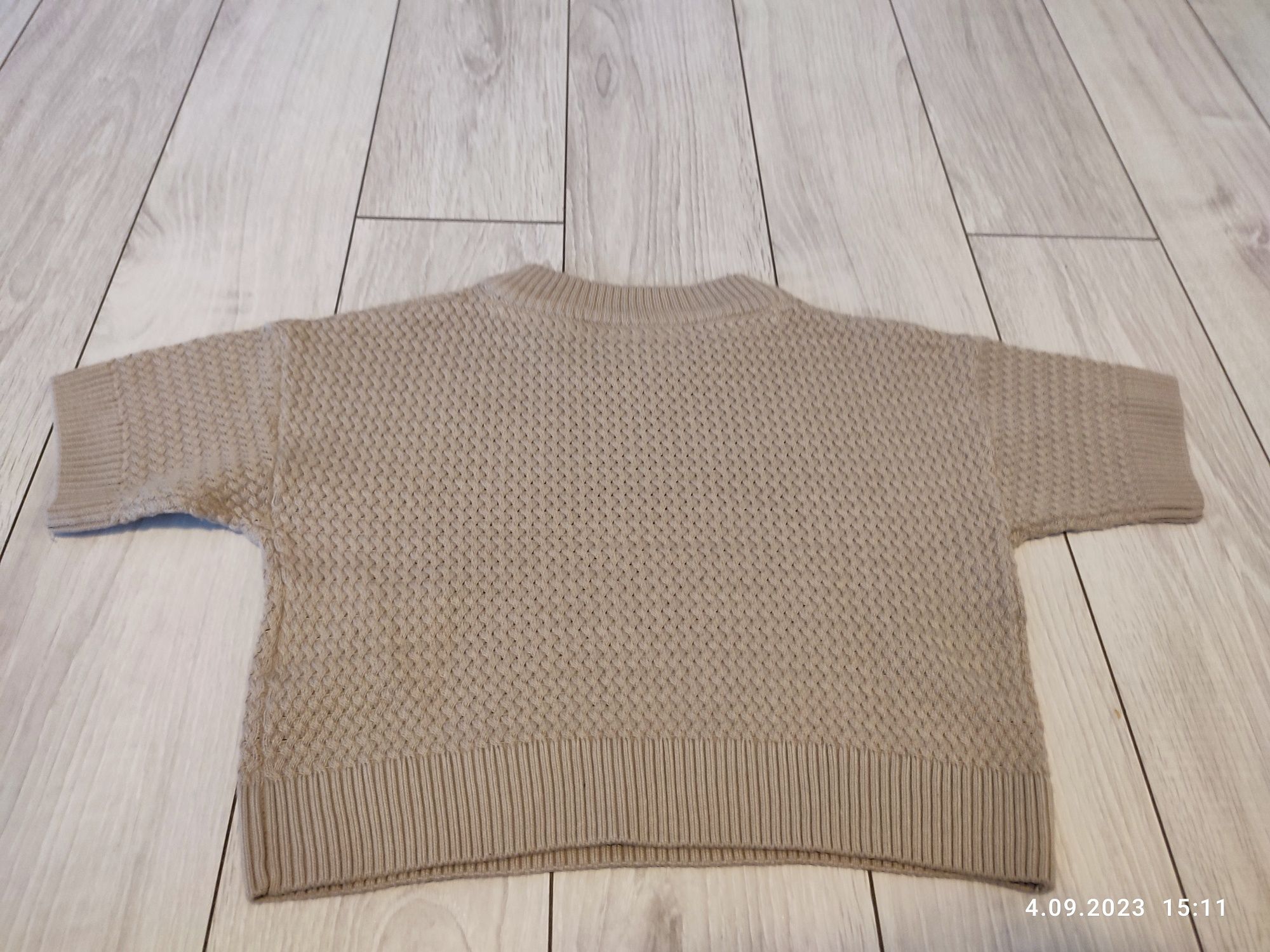 Coccodrillo sweterek beżowy, Rozmiar 104
