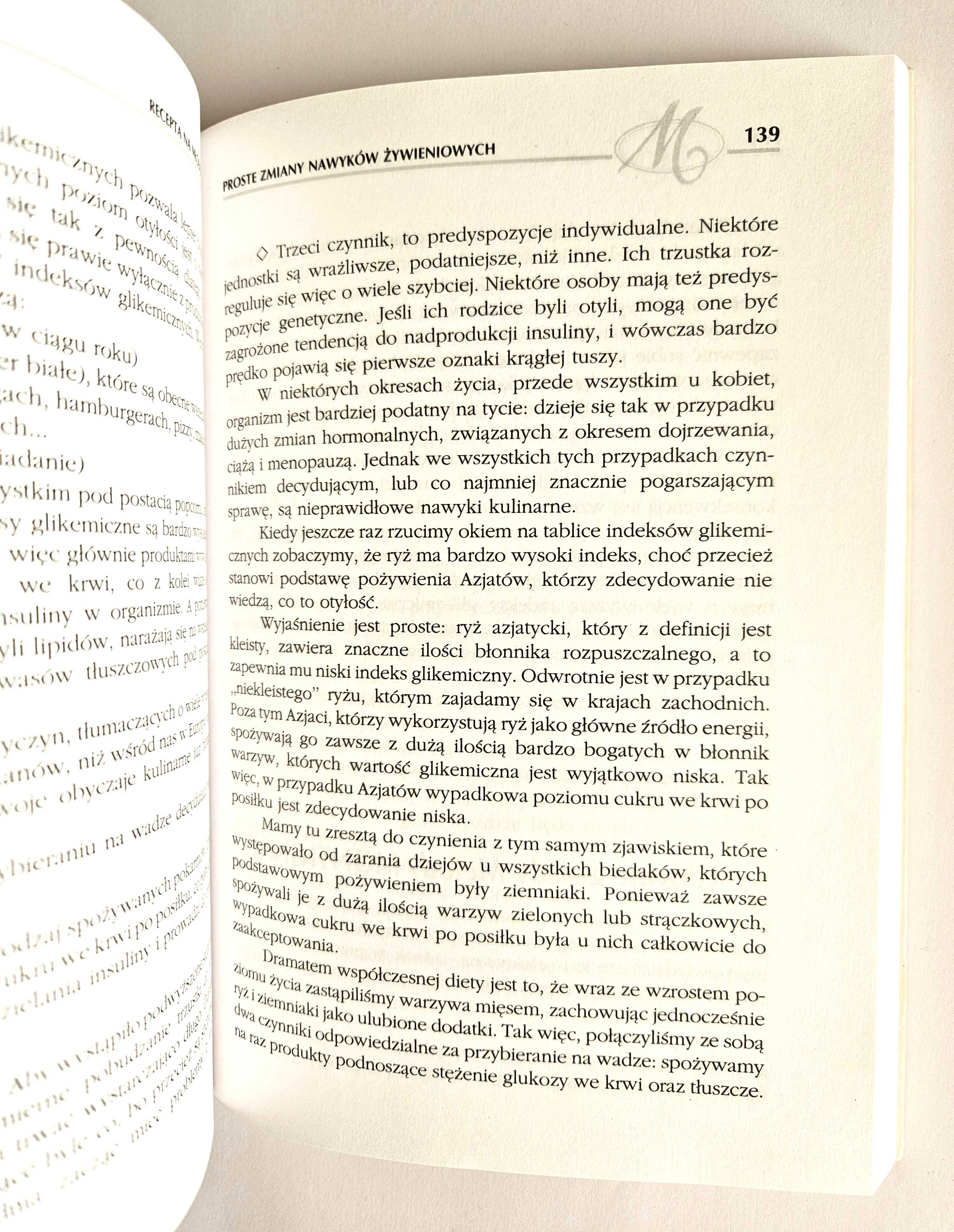 Recepta na MŁODOŚĆ - Michel Montignac