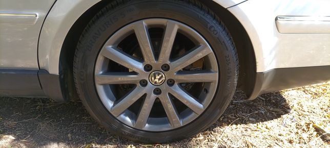 Jantes 17 (5x112) VW Originais com pneus