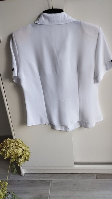 Bluzka damska marki Raffa roz 42 kolor biały z czarnym