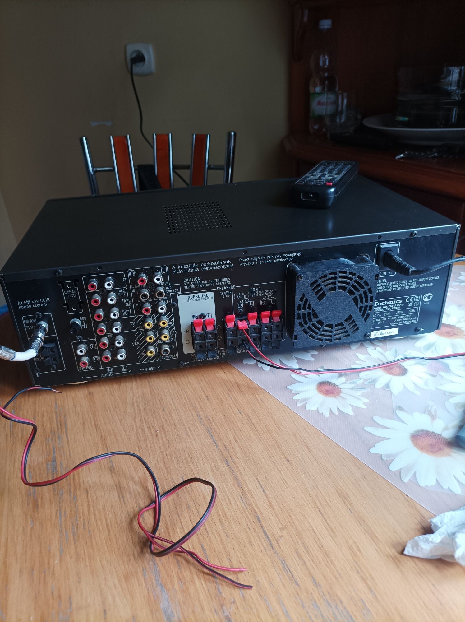 Amplituner Technics SA-AX540 ,pilot,7,1 super