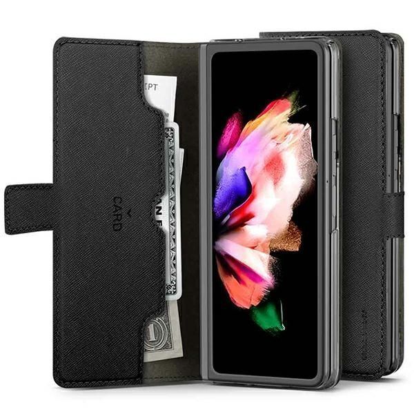 Mercury Diary Case Book Samsung Z Fold3 Czarny/Black