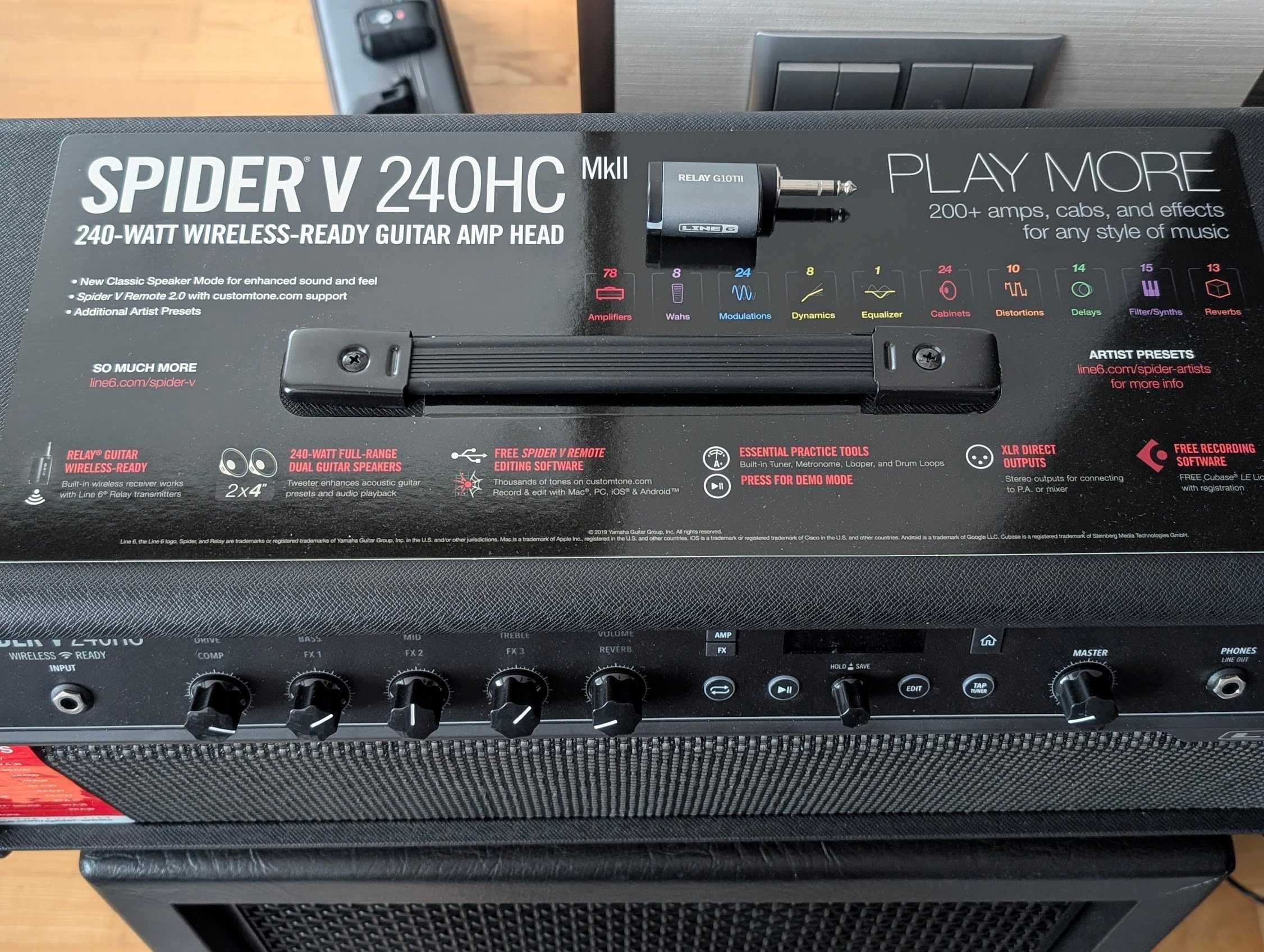 Гитарный усилитель голова Line6 Spider V 240 HC MkII