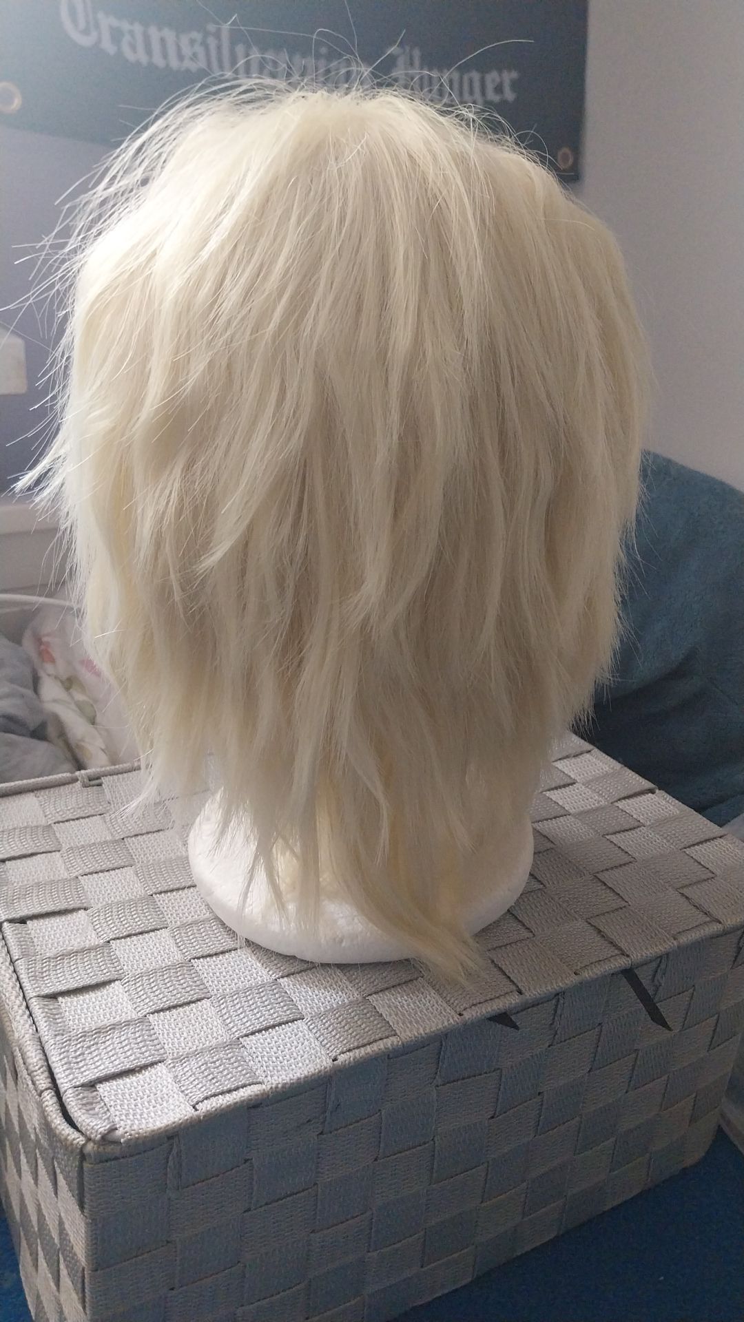 Wig cosplay blond peruka