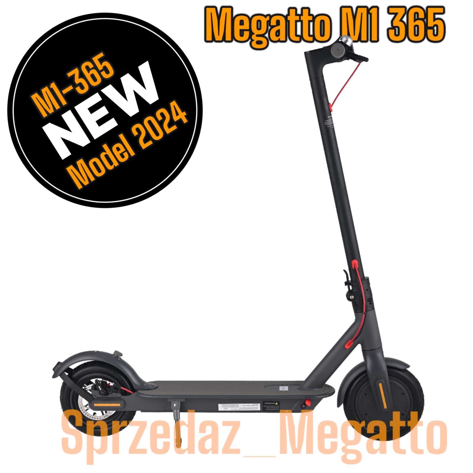 Hulajnoga elektryczna MEGATTO M1-365 MODEL 2024 Wysyłka DPD w cenie