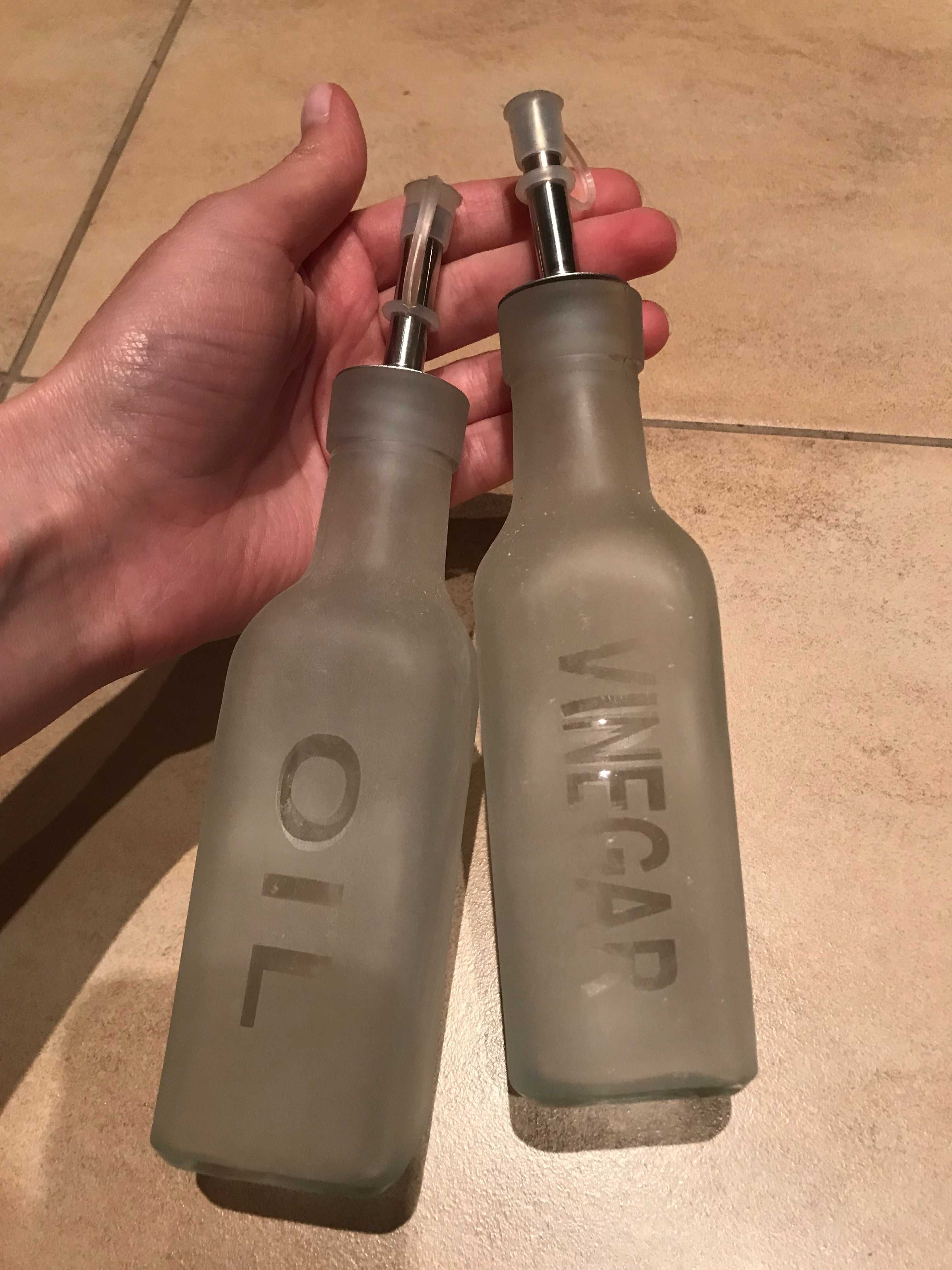 Butelki z dozownikiem na oliwę i ocet 100ML