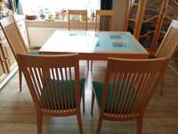 Stół z krzesłami Calligaris
