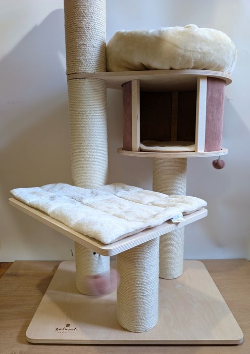 Natural Paradise Drapak Dla Kota Magnolia Xl Brudny Róż LIMITOWANY