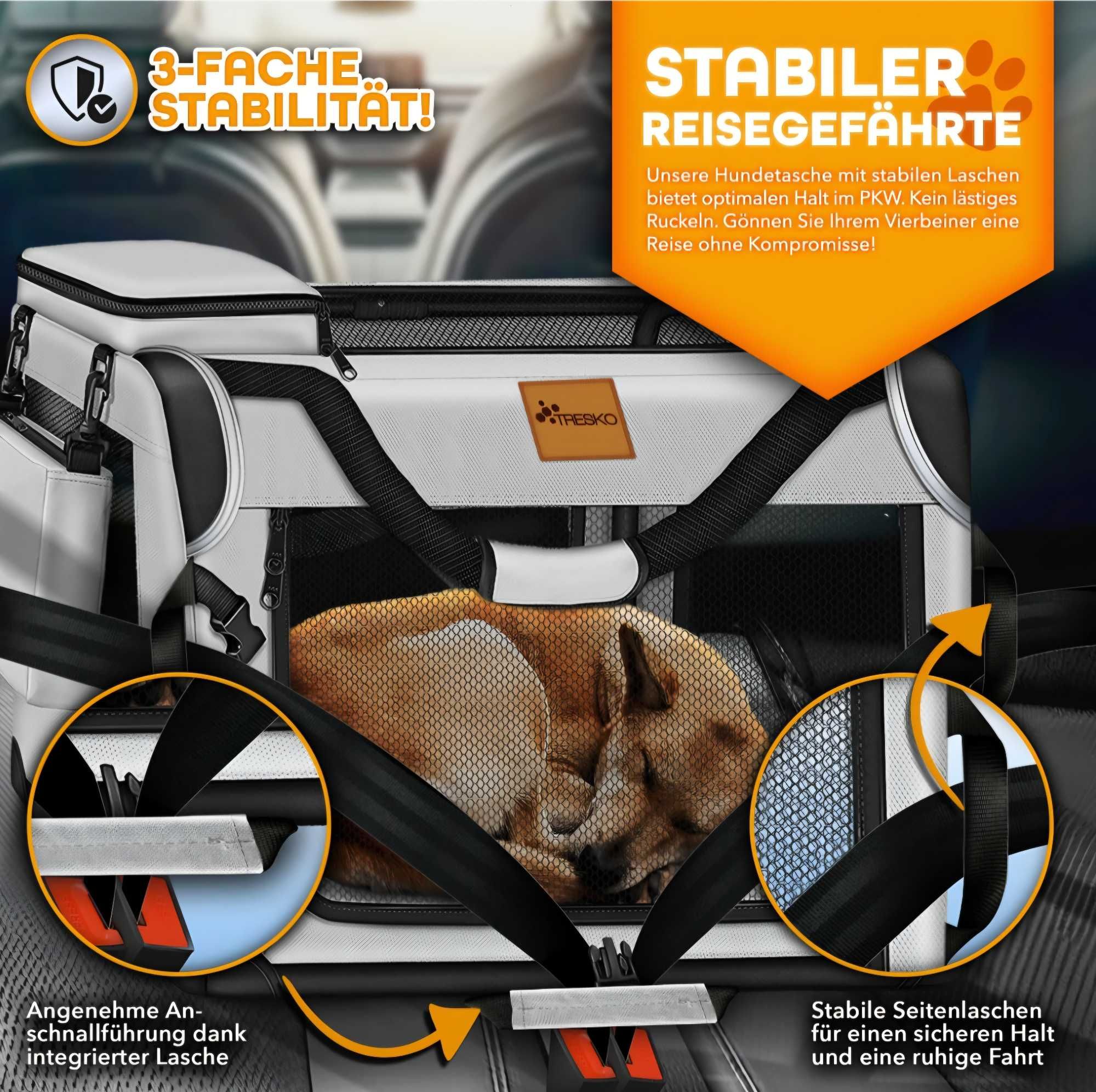 Transporter torba dla psa kota szara roz.S 50x34x34cm mata do lizania