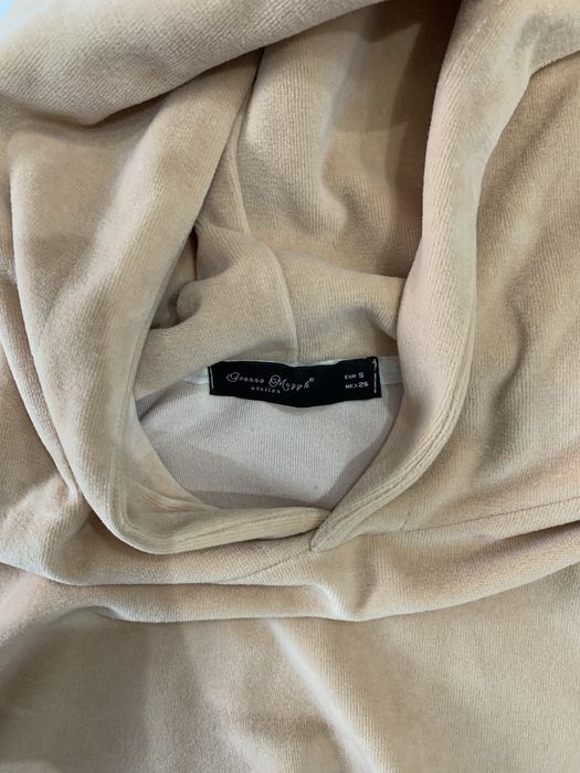 Dres janna muzyk beżowy, bluza, spodnie drssowe, komplet joanna muzyk