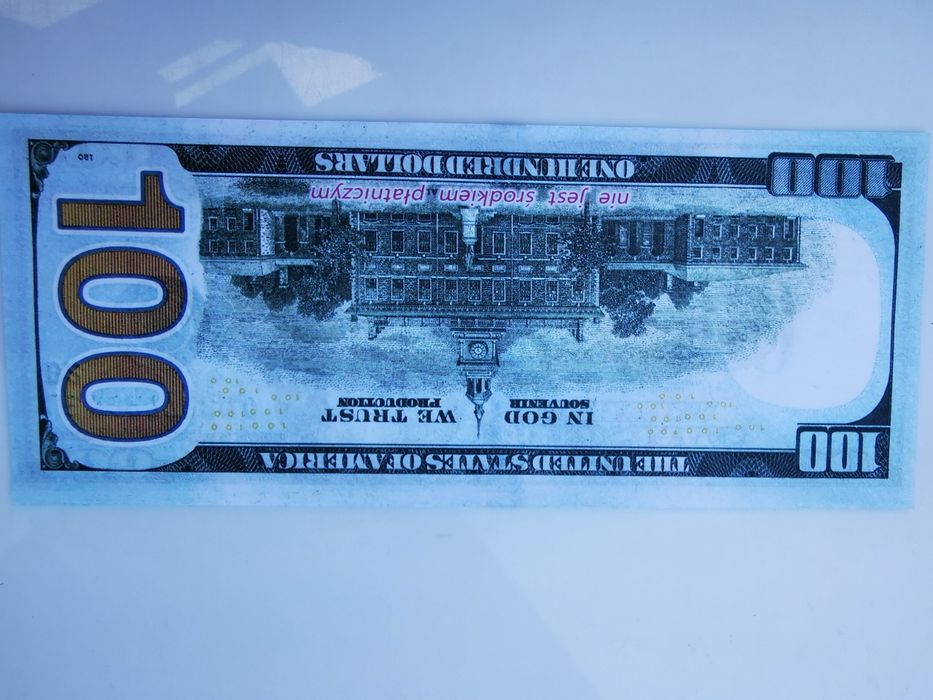 100 Dolarów USA plik 100szt. dwustronne 10x