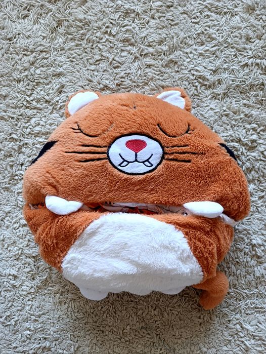 Спальний мішок 160*60 спальник тигр тигреня  дитячий іграшка подушка