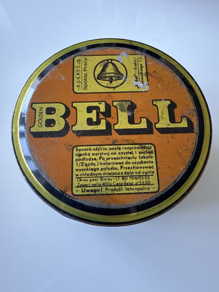 MEBLOTEKA puszka Golden Bell pasta do podłóg