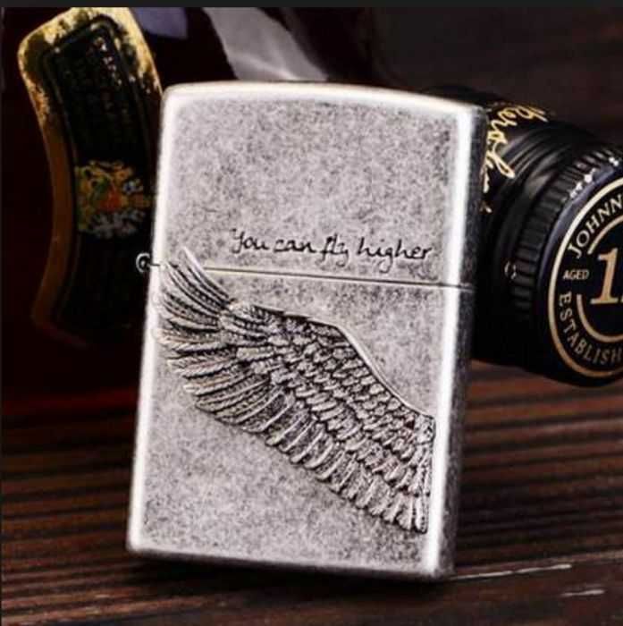 Запальничка Zippo You Can Fly Higher Silver бензинова нова в коробці