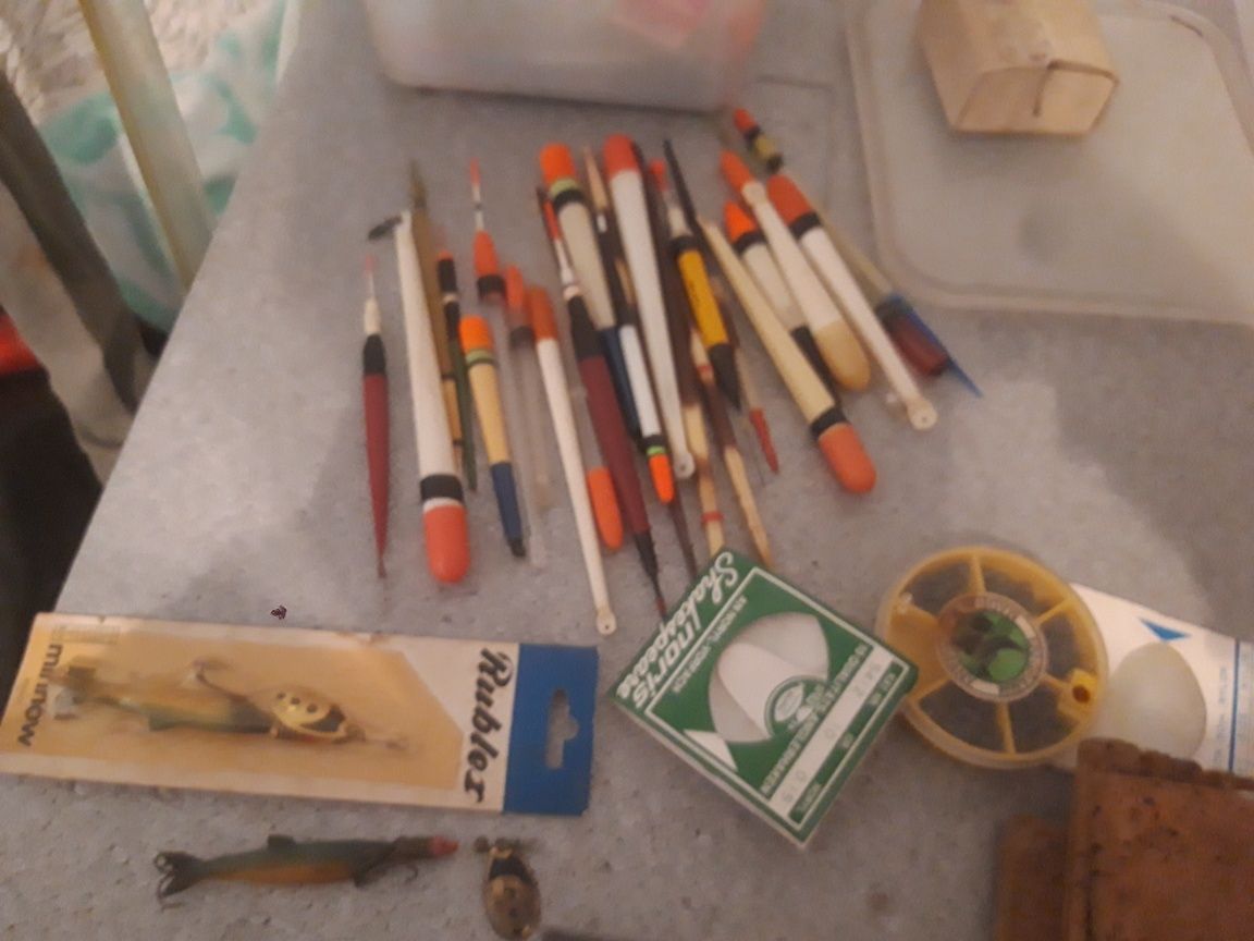 Conjunto  de material de pesca