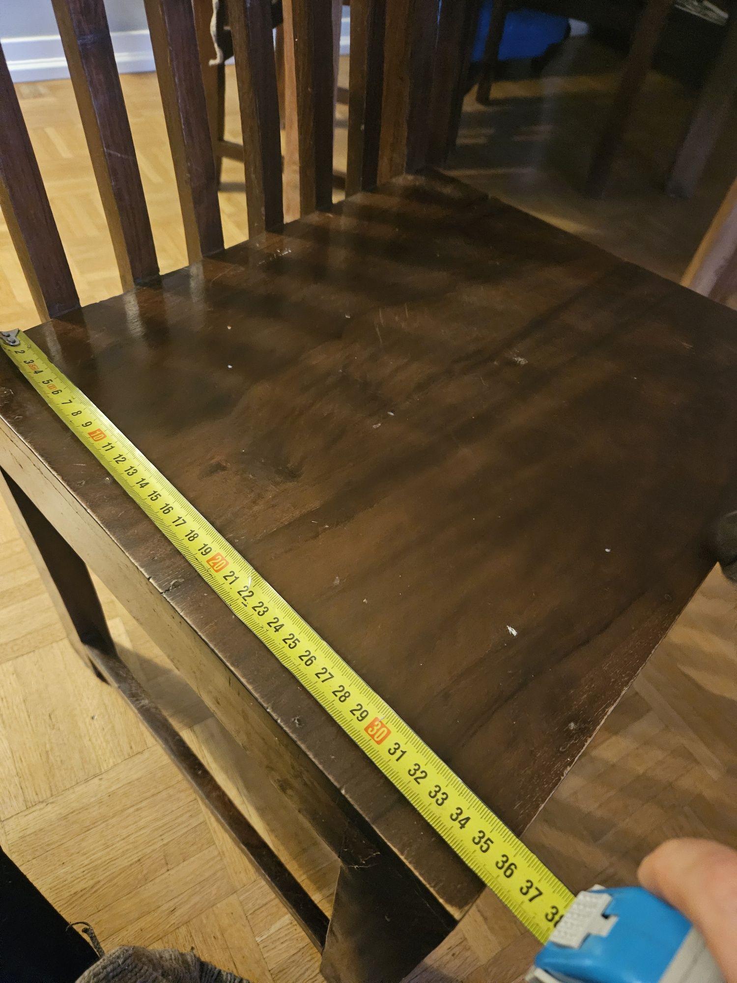 Krzesło kolonialne palisander