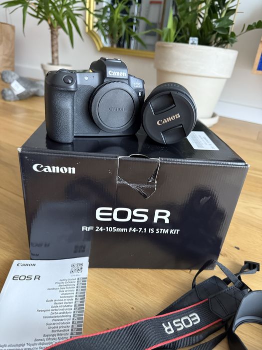 Aparat Camon eos R + obiektyw RF 24-105 IS STM | jak nowy