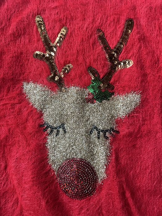 Новорічний светр травка