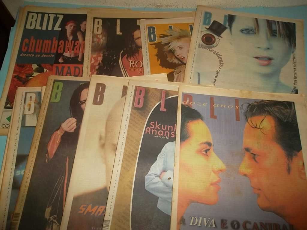 Jornal BLITZ (anos 80/90) Grande lote de jornais, ver texto.
