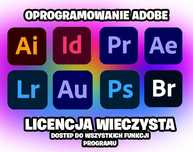 Programy ADOBE 2025 - PS, Lr, i wiele wiecej. Licencja wieczysta