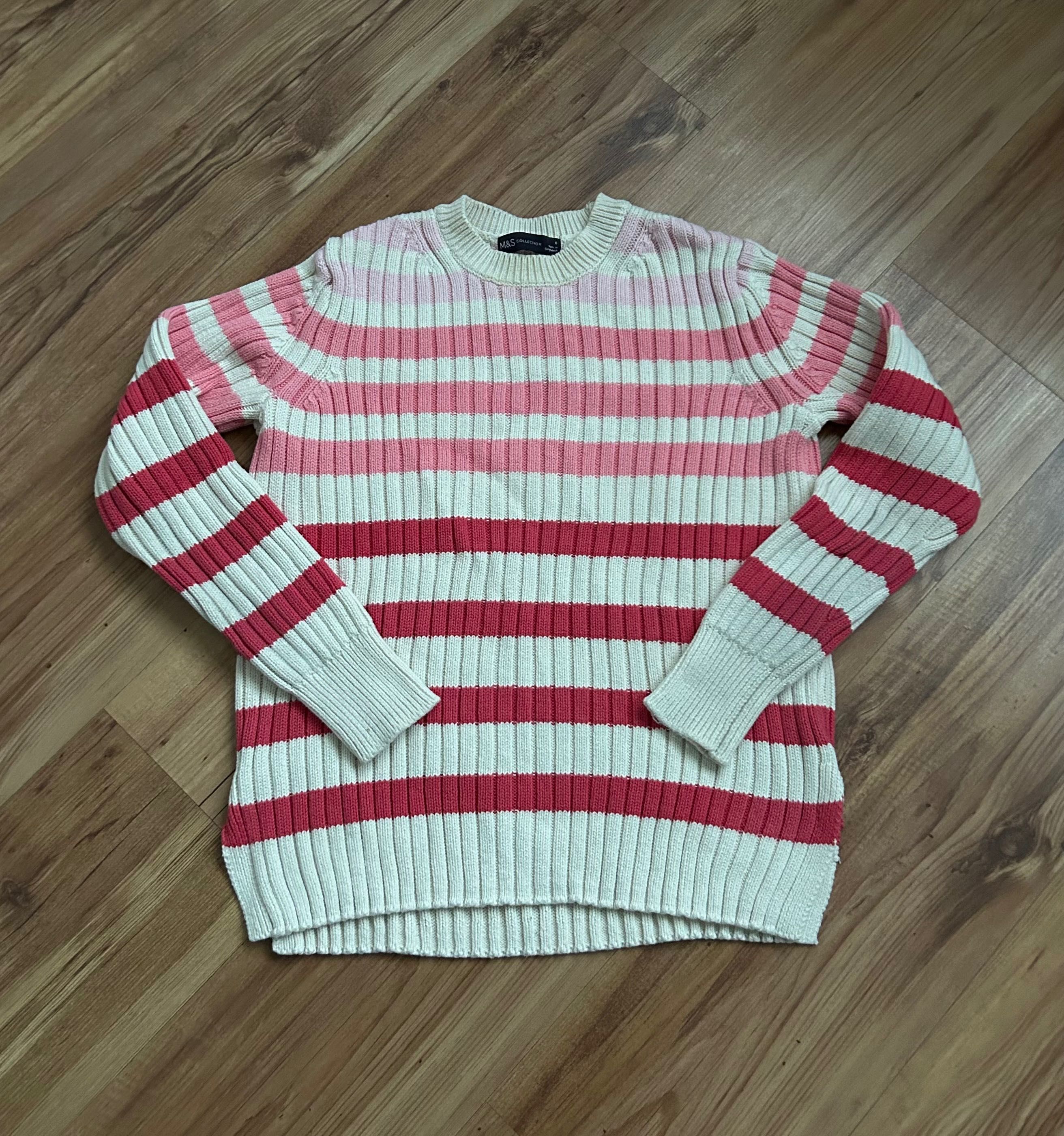 Sweter damski w paski