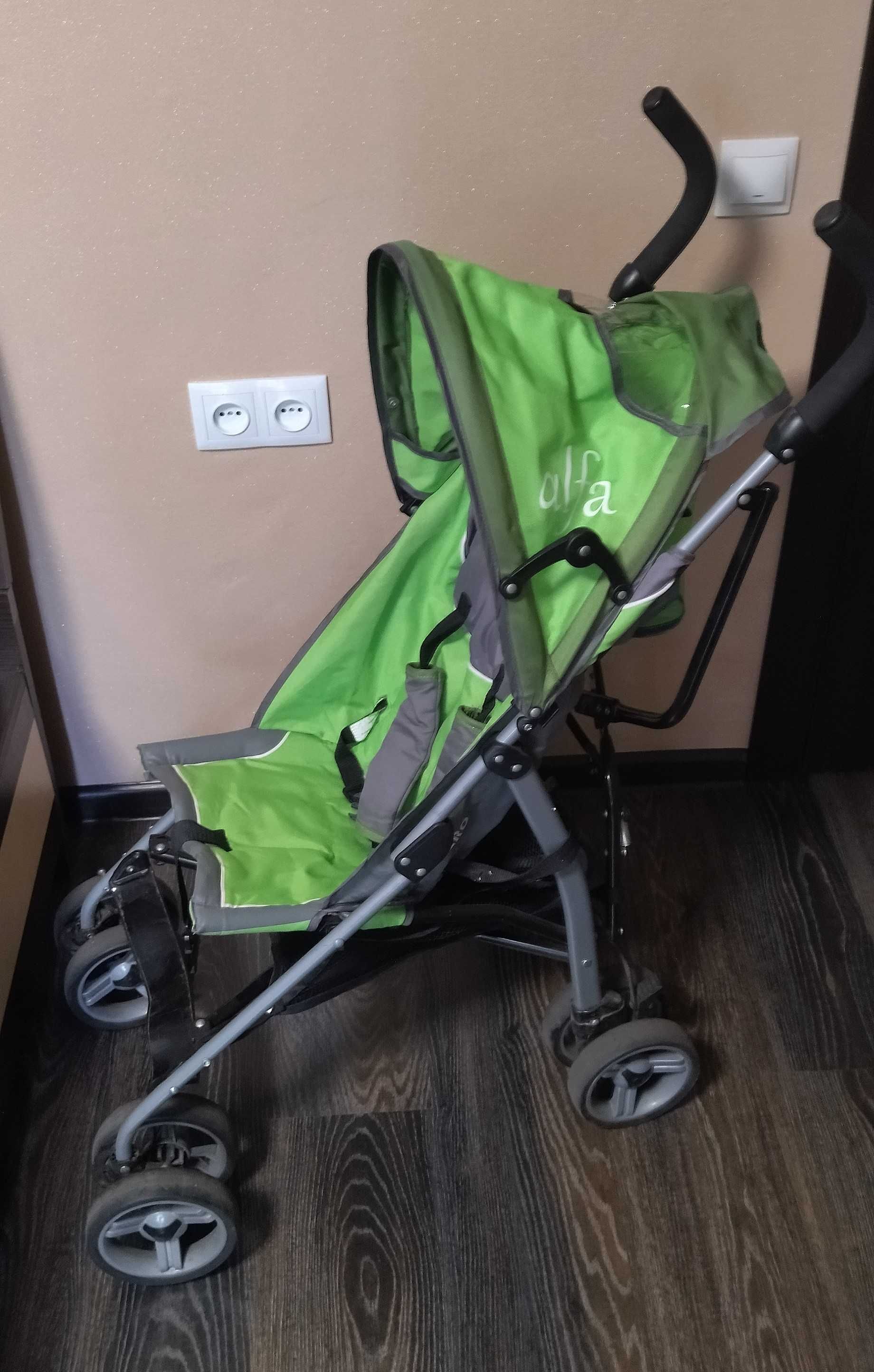 Прогулочная коляска  Caretero Alfa Green