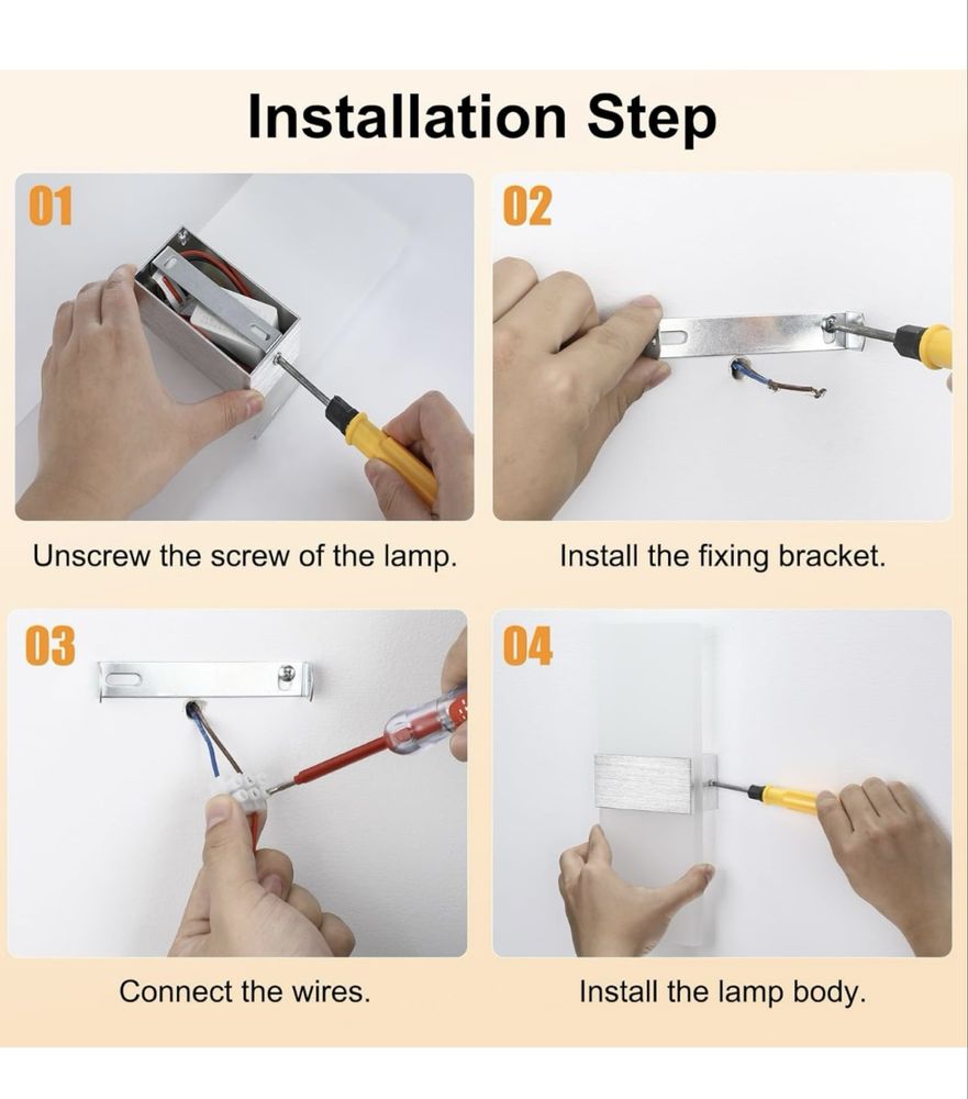 Led Wall Light 12W - 2 szt.