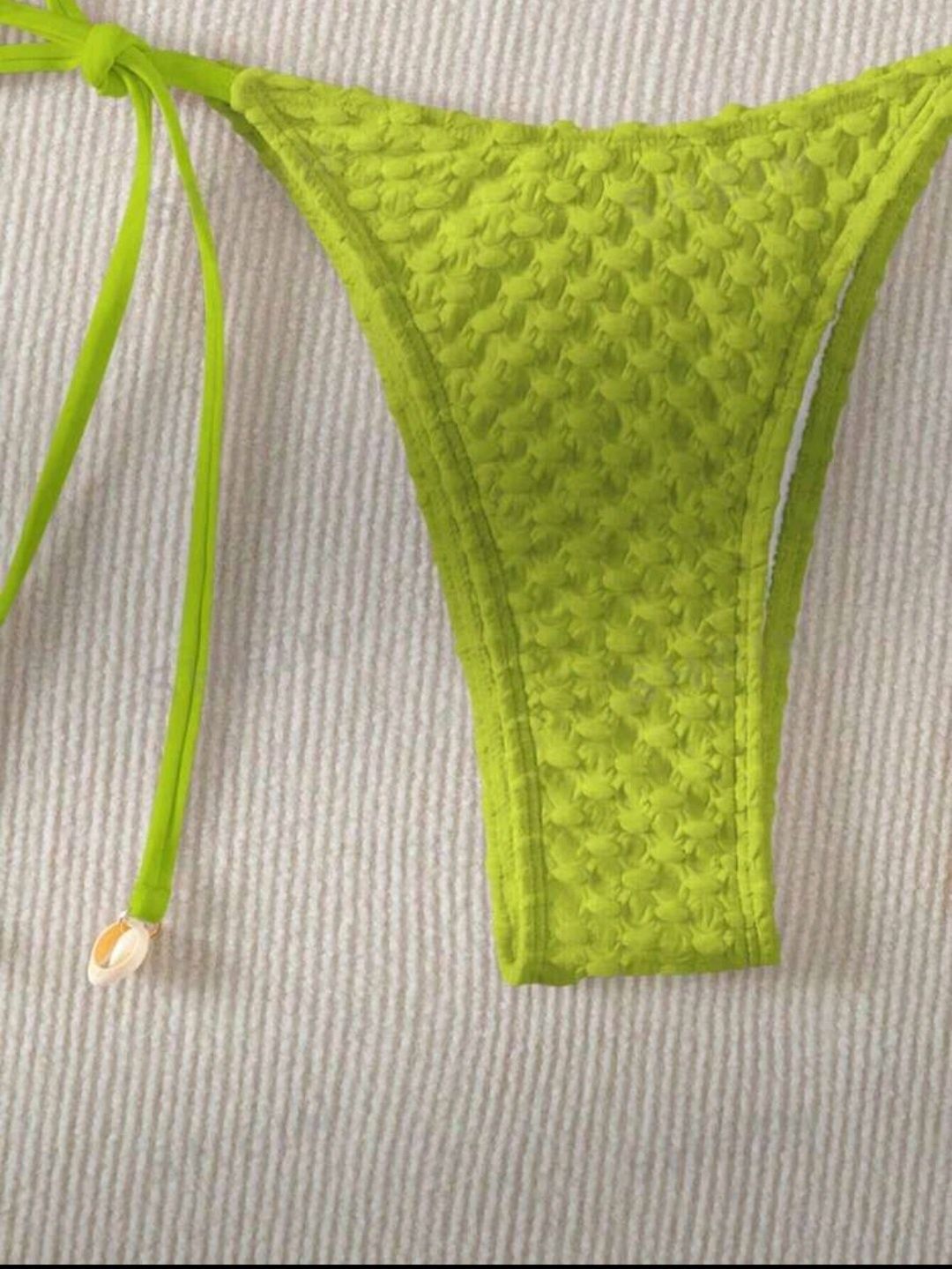 Parte de baixo de bikini verde