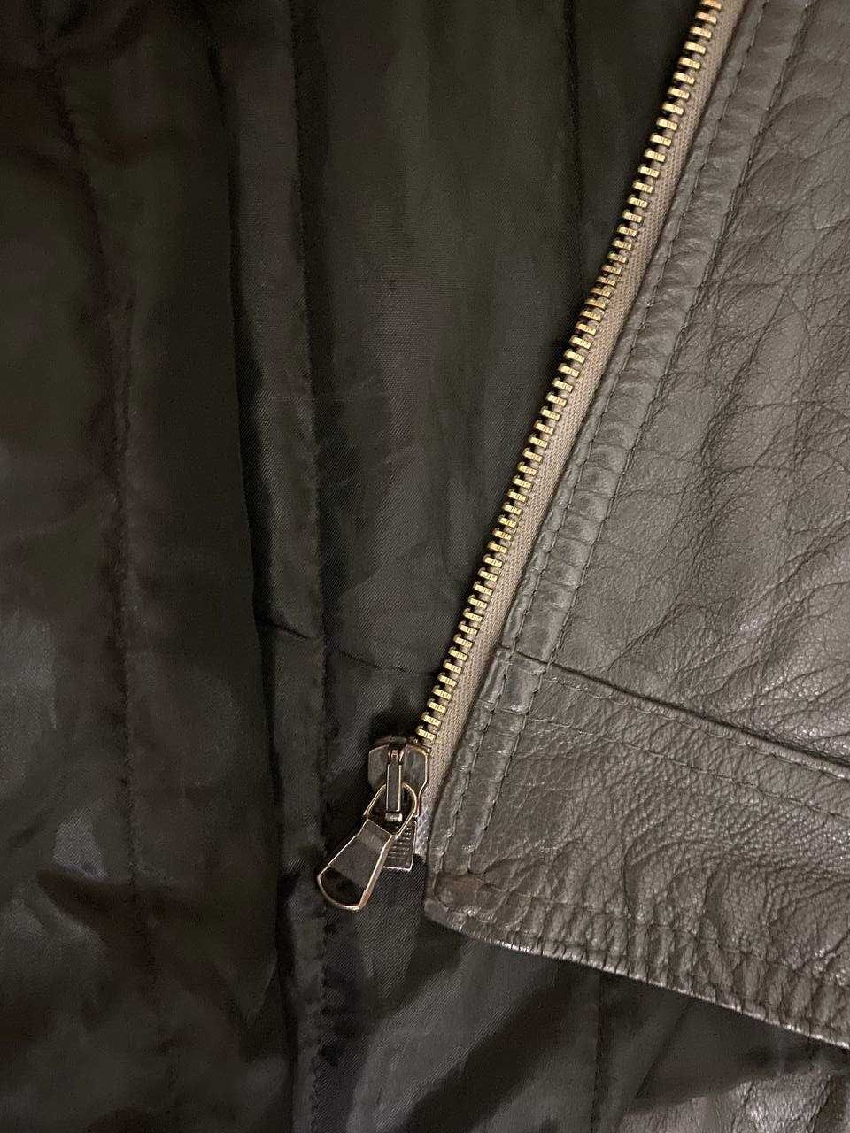 Італійська Шкіряна Куртка у Мото-Стилі - (ціна до знижки 500$)