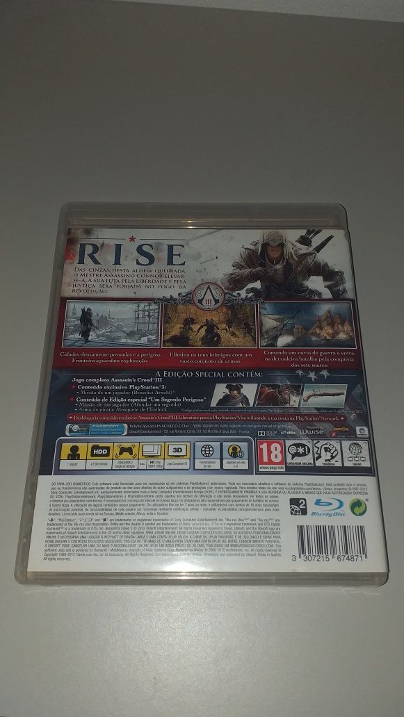 [Jogos PS3] Assassin's Creed III, Skyrim, Mass Effect 3