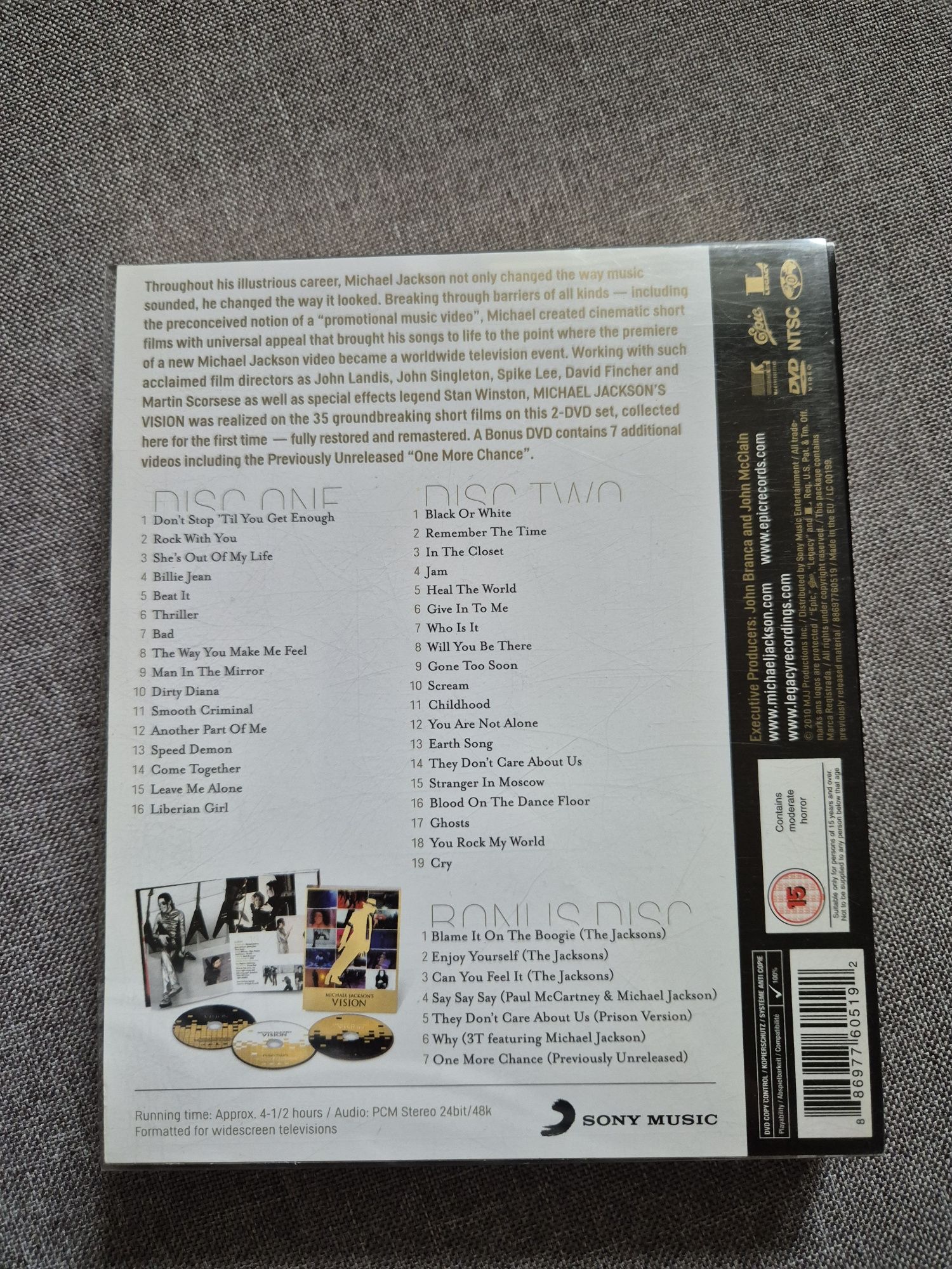 DVD Michael Jackson's Vision