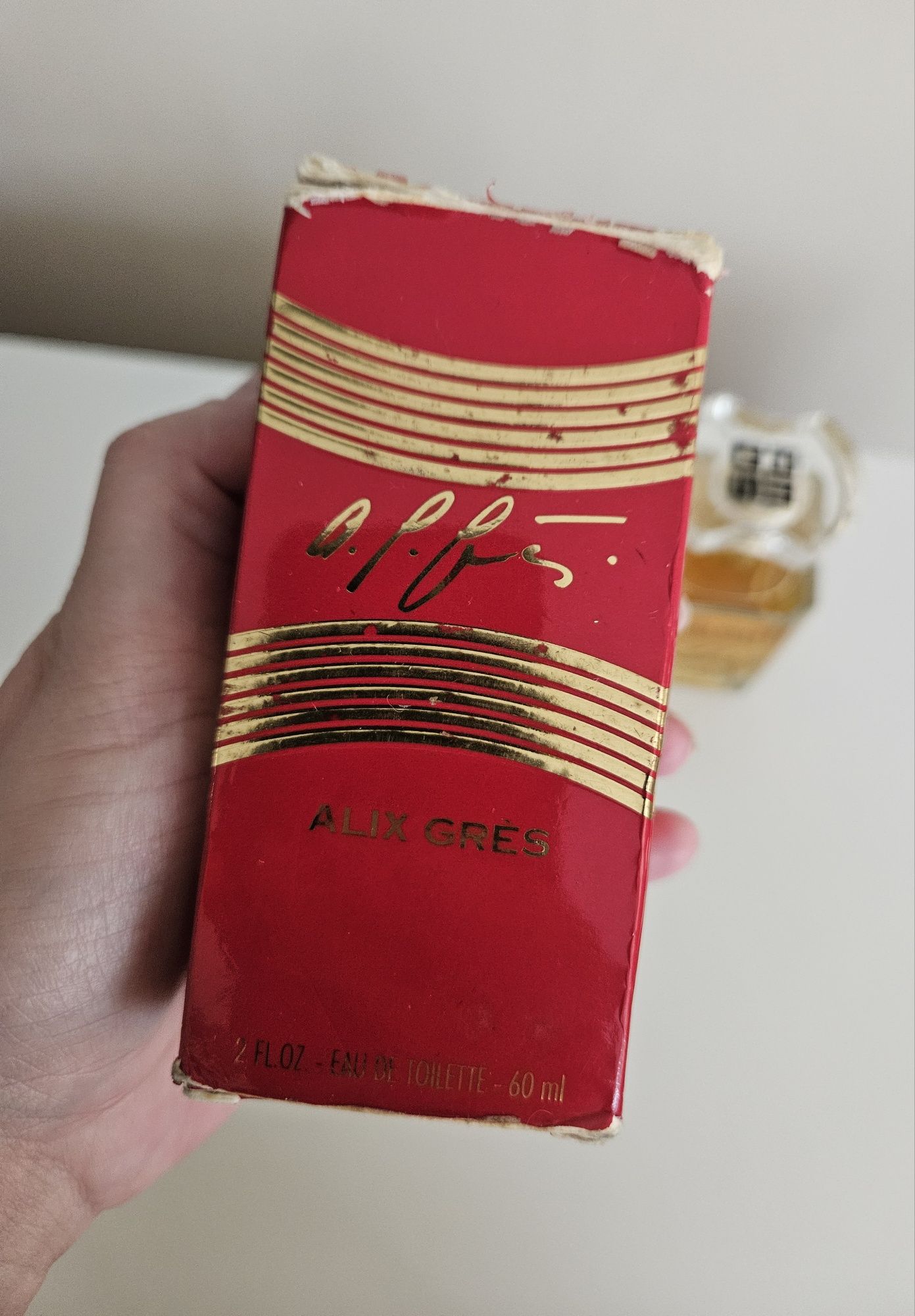 Perfumy splash Alix Gres Eau de Toilette Edt 60ml vintage unikat!