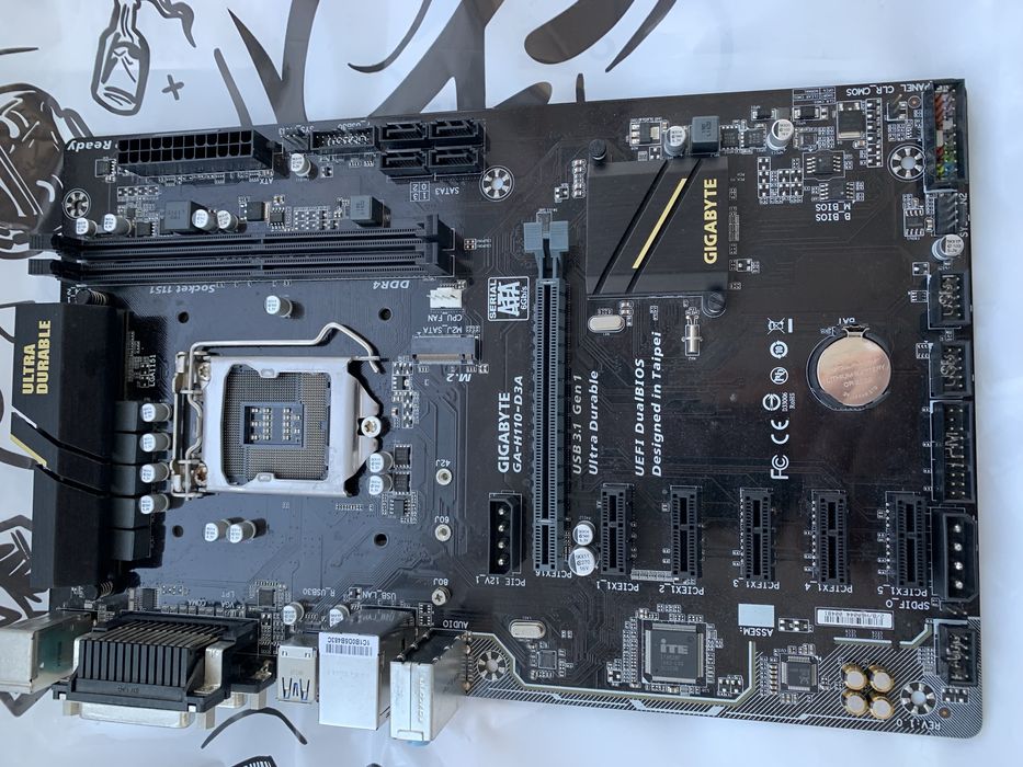 Материнская плата Gigabyte GA-H110-D3A s1151 сокет 1151