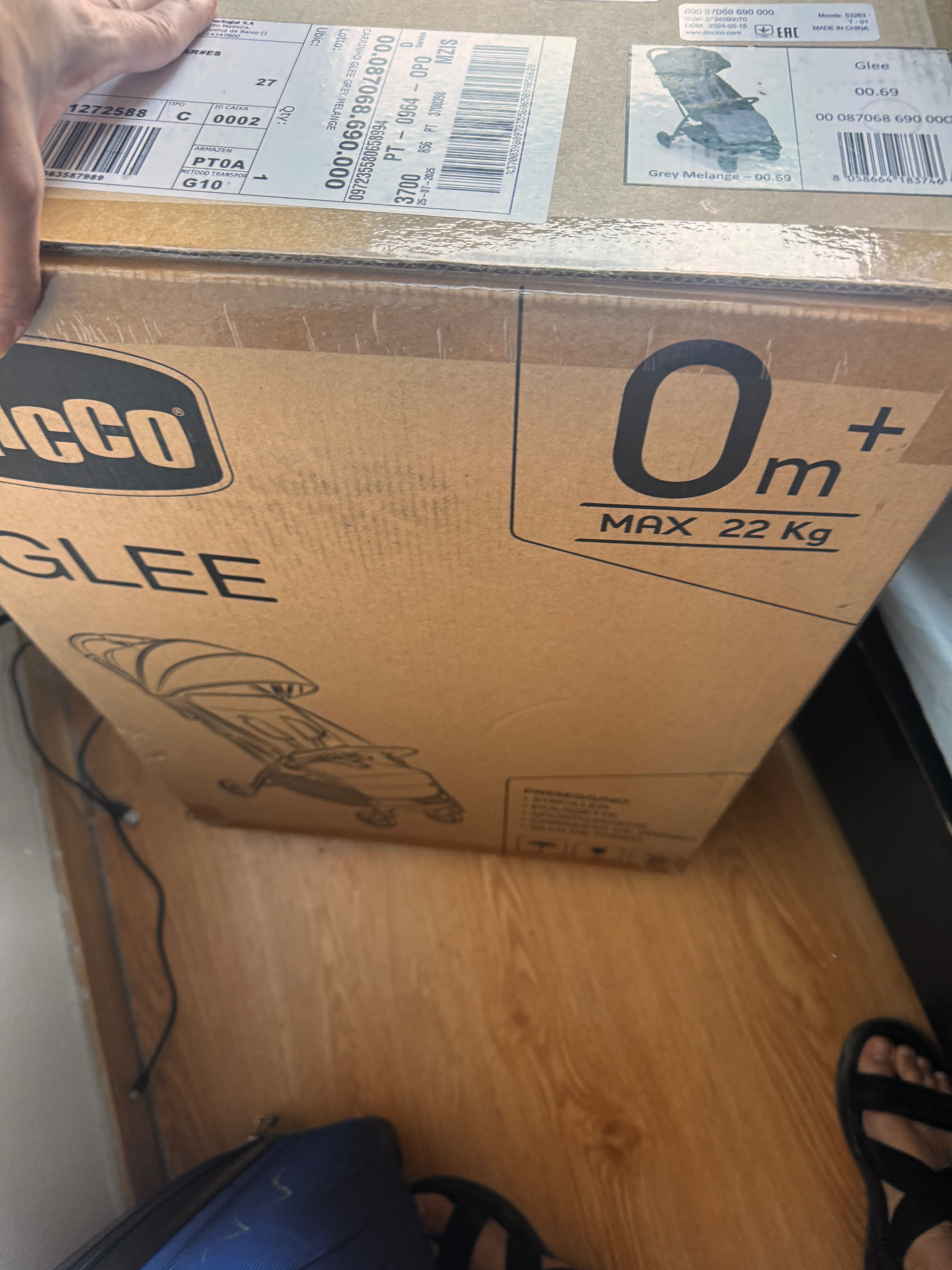 Vende carrinho Chicco Glee  NOvissimo  nunca aberto da caixa ORIGInal
