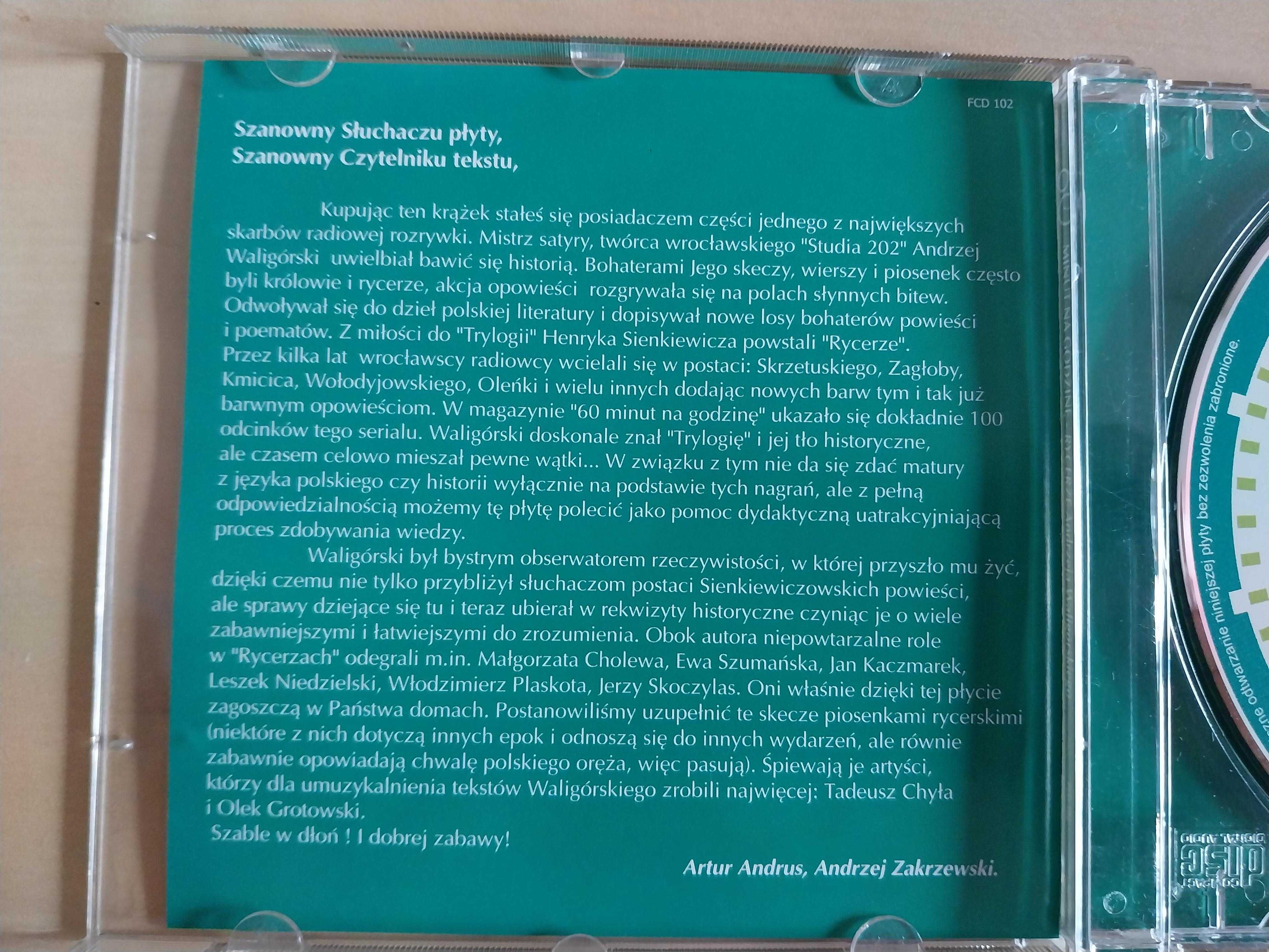 60 minut na godzinę – Rycerze Andrzeja Waligórskiego CD