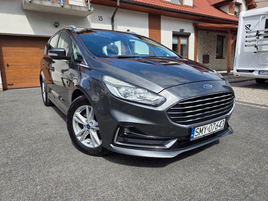 Ford S-Max 100% bezwypadkowy,serwis,2x alufelgi,ZAREJESTROWANY,FAKTURA VAT,OKAZJA